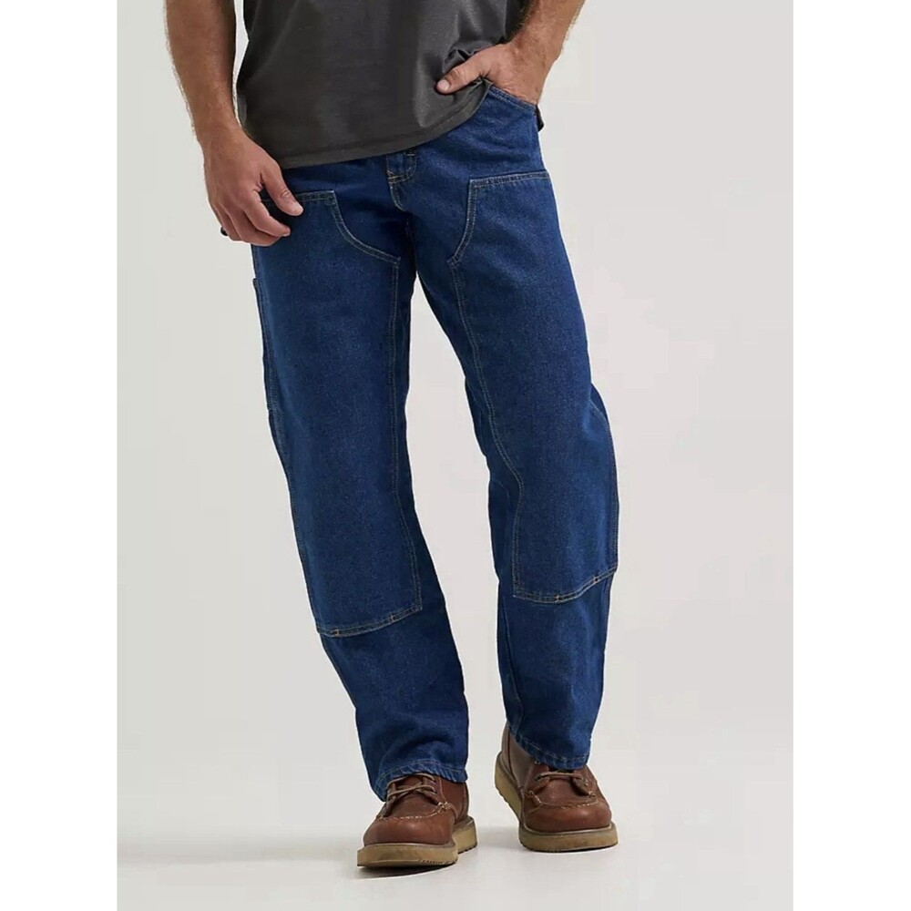 Wrangler Riggs Workwear Utility Jeans Denim Carpenter Double Knee Mens 32x30 NEW